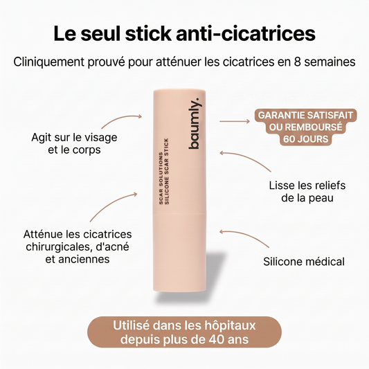 Stick clinique réparateur de cicatrices d'acné